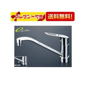 KVK キッチン用 シングル混合栓 KM5081TF【新品・未使用品】 シングル混合栓 262mmパイプ付：KM5081｜キッチン用水栓：台付2穴
