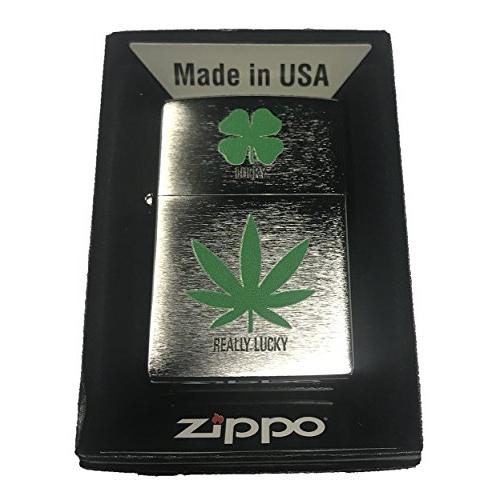 Zippo Custom Lighter -4 Leaf Clover%Escape 2 quisk...
