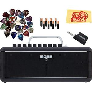 Boss Katana Air Guitar Amplifier Bundle with 8 AA Battery%Ec.%24 Picks%Ec.%Austin Bazaar Polishing Cloth