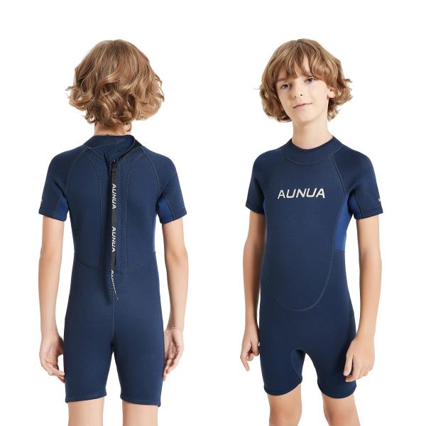 Aunua Children&apos;s 3 mm Youth Swimming Suits Shorty ...