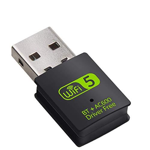 USB WiFi Bluetoothアダプタ、600 Mbpsデュアルバンド2.4/5 Ghzワイヤ...