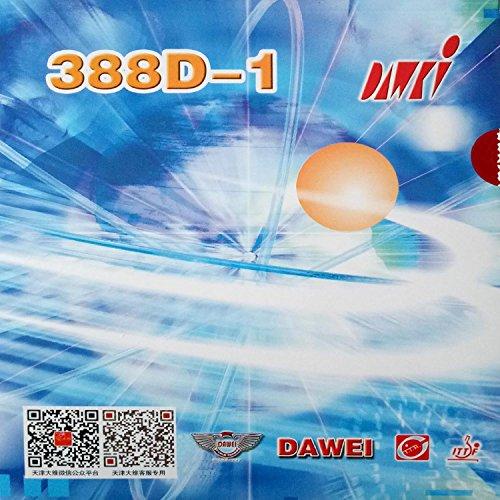 DAWEI 388 D-1ロングピップスアウト卓球ラバーシート (赤0.8-0.9 mm)