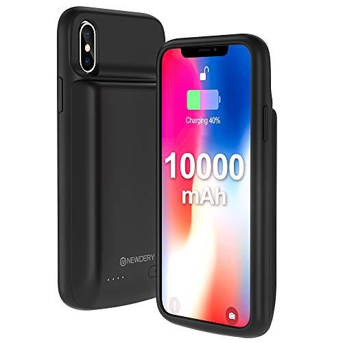 NEWDERY Battery Case for iPhone X s%ECMAh 10000 mA...