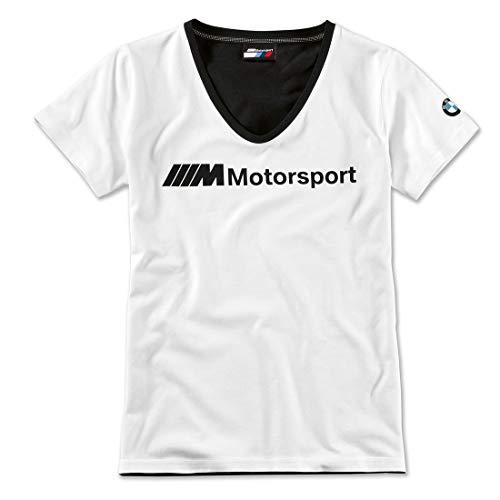 BMWモータースポーツロゴ女子用Tシャツ (小) 白