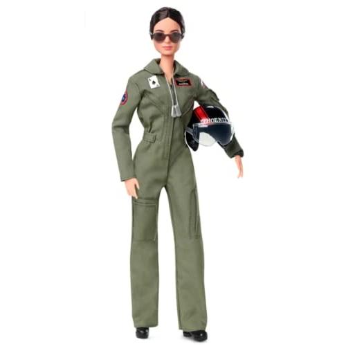 Barbie Collector Top Gun:フライトスーツとアクセサリーを身に着けたMaver...