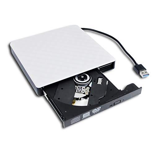 USB 3.0 外付けDVD CDドライブ ノートパソコン用 ポータブル 2層 8X DVD+-RW...
