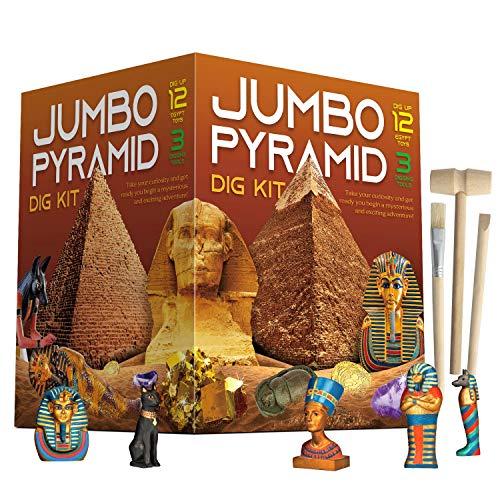 XXTOYS古代エジプトのピラミッド発掘キット宝石発掘セットSTEM科学教育玩具考古学少年少女への贈...