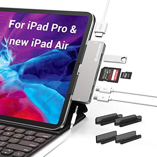 iPad Pro USB Cハブ、HOGORE 7 in 1 USB Cマルチポートアダプタ、iPa...