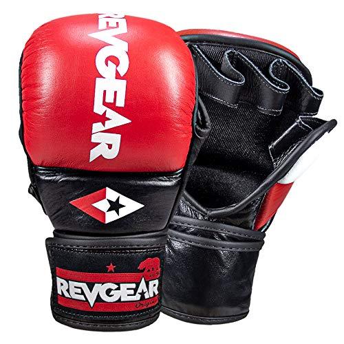 Revgear ProシリーズMS 1 MMAトレーニングとスパーリンググローブ|保護性能に優れた革...