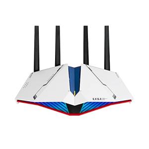 ASUS RT-AX 82 U AX 5400デュアルバンドWiFi 6ゲーミングルーターGUNDAM EDITION、メッシュWiFi、Lifetime Free Internet Security、専用ゲーミングポート、