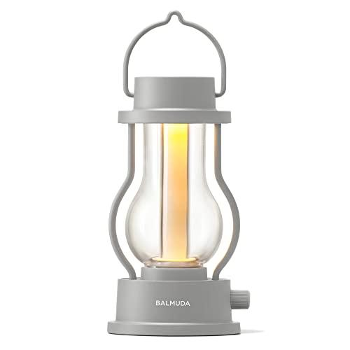 BALMUDA The Lantern|充電式LEDランタン|3つのライトモード-キャンドル、アンバ...