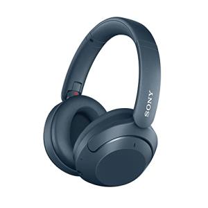 Sony WH-XB 910 N Extra BASS Noise Cancelling Headphones, Wireless Bluetooth Over The Ear Headset with Microphone and Alexa Voice Control, Blue (限