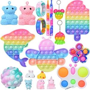 Vodgar Fidget Toys Pack Set Pop Fidgets Toy Sets Packs%Ecma%Fidget Toys Pack Stress Relief and Antiiety Tools (ボドガー・フィジェット・トイズ・パ