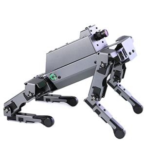 Raspberry Pi 4 B四足歩行ロボット犬トイ電子犬12-DOFバイオニックロボットプログラミング可能な大人用人工知能ロボットDOGZILLA with Pi 4 B