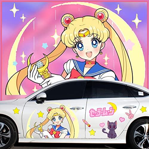 NEVAYアニメ美少女戦士セーラームーンのキャラクターカーステッカー、大型車ステッカー、オタク系アニ...