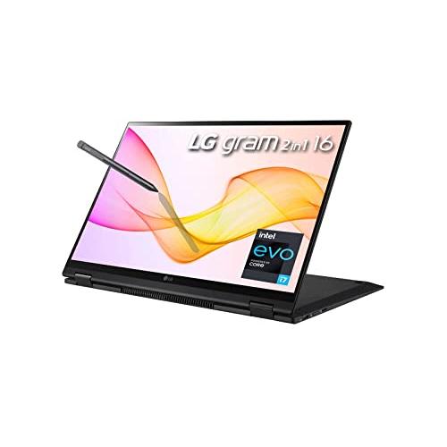 2022 LG Gram 2-in-1超軽量ノートパソコン|16インチWQXGA IPS Touch...