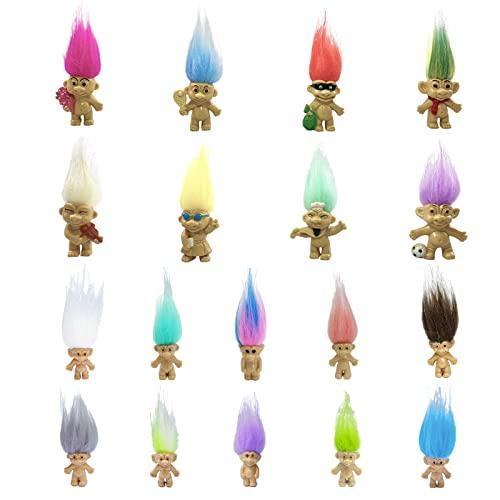 Lucky Mini Troll Dolls、PVC Vintage Trolls Lucky Do...