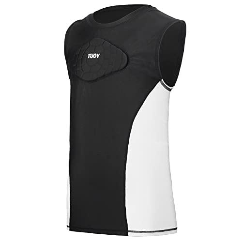 TIAXU TIAXU Kids Youth Padded Compression Shirt-Pr...