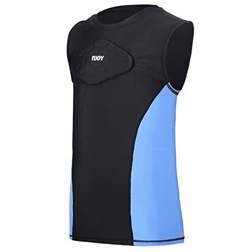 TIAXU TIAXU Kids Youth Padded Compression Shirt-Pr...