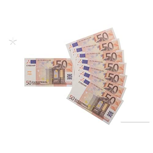 DenYorkStoreコピー50ユーロ紙幣、映画用プロップマネー100枚、テーブルゲーム用プレイマ...