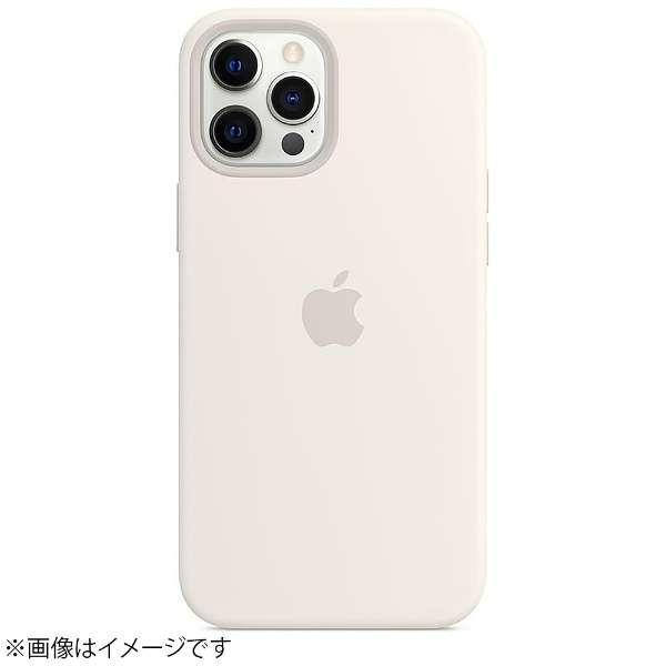 【ケース 】MagSafe対応 iPhone 12 Pro Maxシリコーンケース【White】Ap...