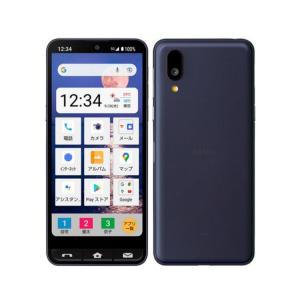 新品未使用品 SIMフリー SHARP AQUOS BASIO active SHG09 ネイビー AU 本体 白ロム｜new star