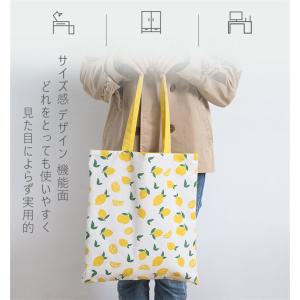 トートバッグ 18色 両面利用 レディース か...の詳細画像3