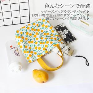 トートバッグ 手提げバッグ バッグ 花柄 薄 ...の詳細画像3