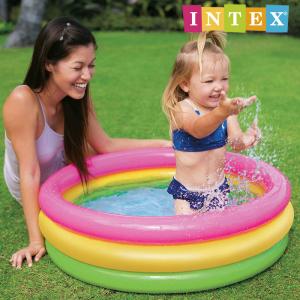 インテックス プール INTEX サンセットグローベイビープール U-58924 86×25cm ビニールプール 家庭用プール キッズ 子供