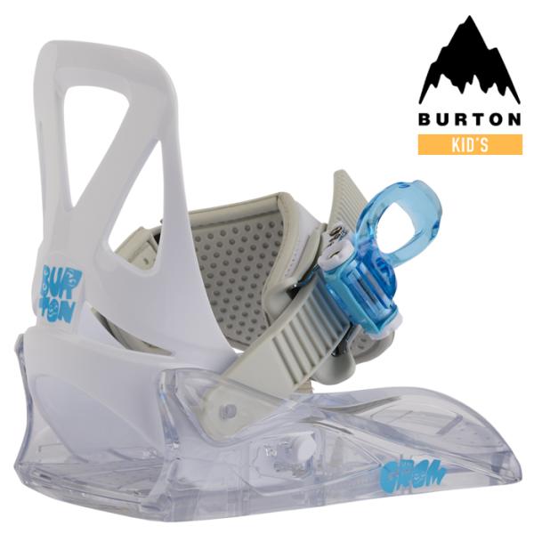 スノーボード ビンディング バートン BURTON KIDS&apos; MINI GROM DISC Whi...