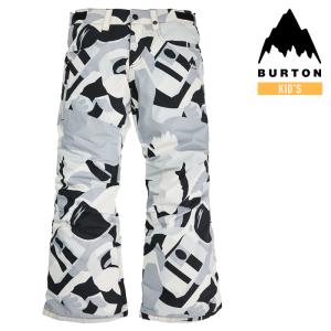 スノーボード ウェア パンツ バートン BURTON BOYS' BARNSTORM 2L PANTS True Black Cosmoblock キッズ YOUTH 子供 23-24 日本正規品｜newstock