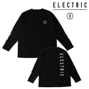 長袖 パフォーマンス Tシャツ エレクトリック 23-24 ELECTRIC VERTICAL LOGO DRY L/S TEE Black ロンT 日本正規品｜newstock