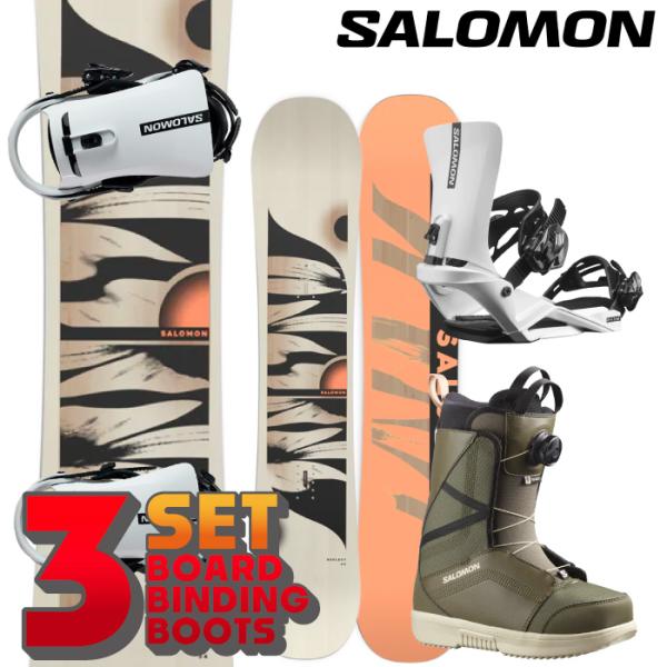 サロモン スノーボード - ビンディング ブーツ 3点セット 23-24 SALOMON REFLE...