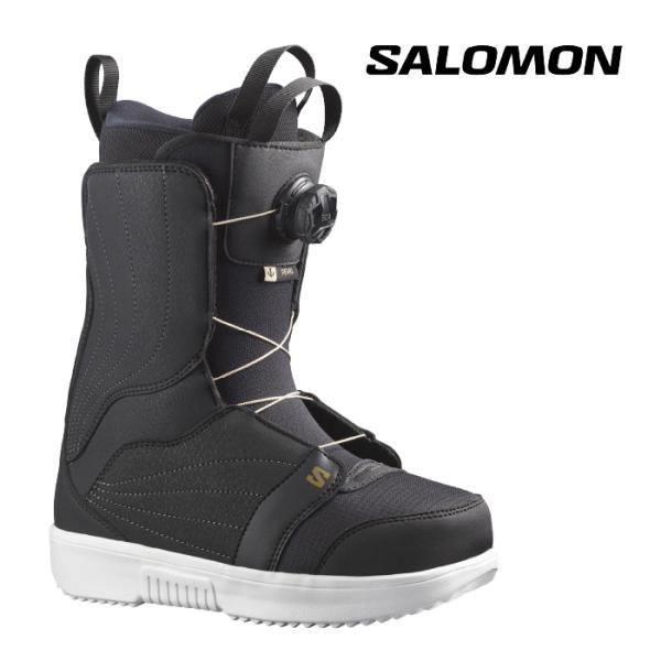 スノーボード ブーツ サロモン SALOMON PEARL BOA Black/White/Gold...