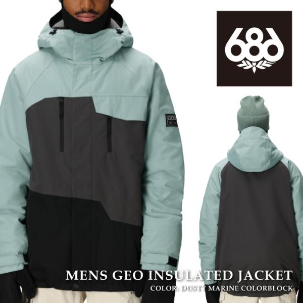 日本正規品 スノーボード ウェア ジャケット シックスエイトシックス 686 MENS GEO IN...