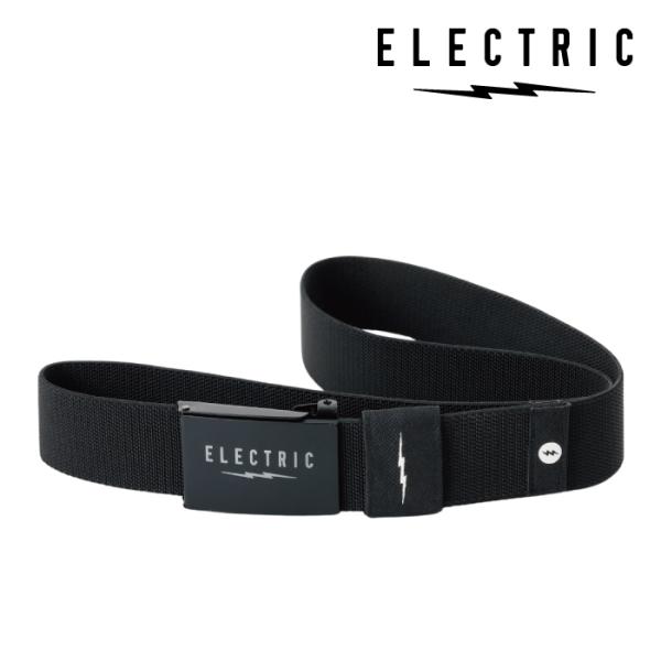 日本正規品 ベルト エレクトリック ELECTRIC RUBBER BUCKLE BELT Blac...