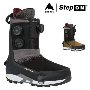 日本正規品 スノーボード ブーツ バートン BURTON MENS HIGHSHOT X PRO STEP ON Black・Dried Moss Multi ハイショット エックス プロ ステップオン 26-27