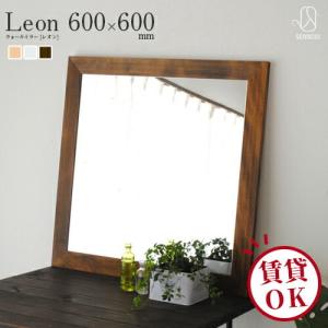 永井興産 ウォールミラー 60×60cm 細枠 正方形 （ 鏡 壁掛け ミラー