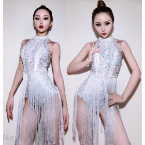 ダンス衣装 ステージ衣装 フリンジ スパンコール