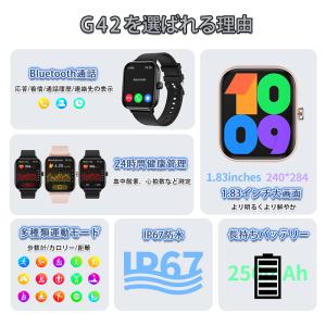 スマートウォッチ 正規品 24時間健康管理 通...の詳細画像2