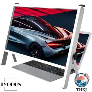 ノートパソコン画面拡大鏡 薄型デスクトップ拡大ラップトップ補助器具
