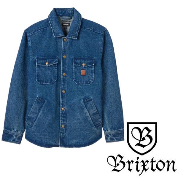 【BRIXTON】ブリクストン DURHAM JACKET WASH DENIM デニムジャケット ...