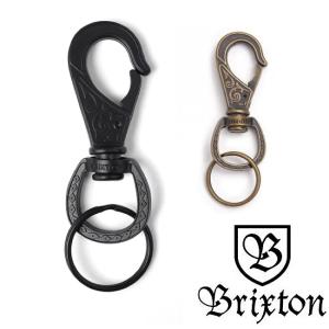 【BRIXTON】ブリクストン SCROLL KEYCHAIN キーチェーン カラビナ ストリート アウトドア｜newvillage