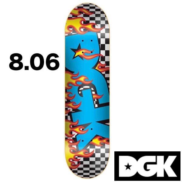 【DGK】ディージーケー ON FIRE 8.06inc デッキ DECK skateboard ス...