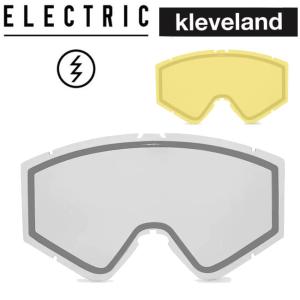 【ELECTRIC】エレクトリック KLEVELAND クリーブランド スペアレンズ YELLOW CLEAR ゴーグル 平面 GOGGLE JAPAN FIT 日本人用｜ニュービレッジ