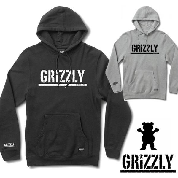 【GRIZZLY】グリズリー OG STAMP HOODIE パーカー フード プルオーバー グリッ...
