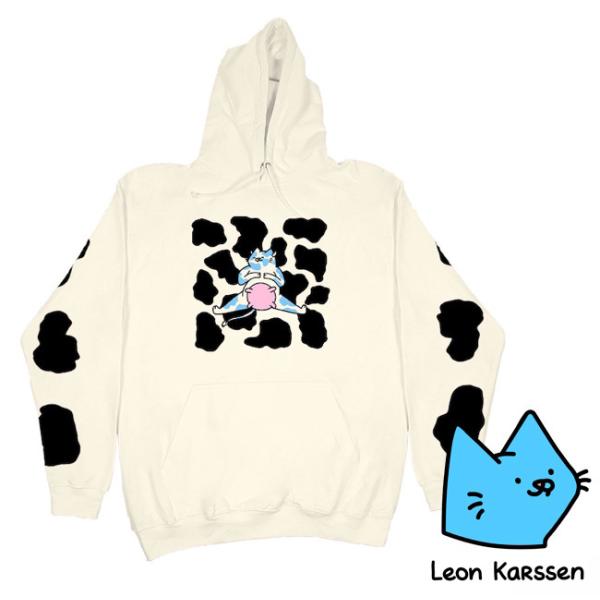 【Leon Karssen】レオン カーセン Moodie hoodie natural フードパー...