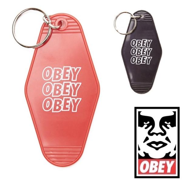 【OBEY】オベイ Jumble Stacks Faux Plastic Key Chain キーチ...