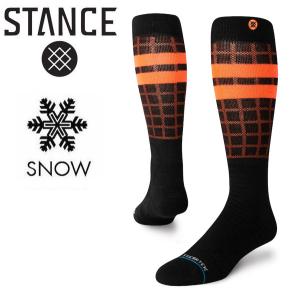 【STANCE】スタンス FLYNN SNOW ソックス 靴下 socks sox INFIKNIT インフィニット スノーボード スキー メリノウール [BLACK]｜ニュービレッジ