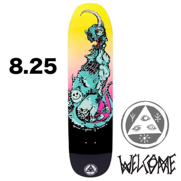 【Welcome Skateboards】ウェルカム CHEETAH - Black/SURF FA...